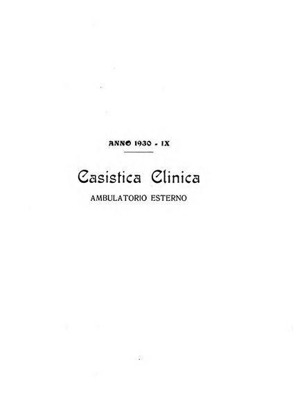 La clinica pediatrica