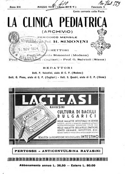 La clinica pediatrica