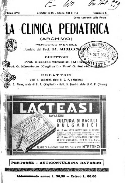 La clinica pediatrica