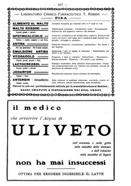 La clinica pediatrica