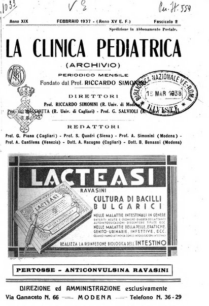 La clinica pediatrica