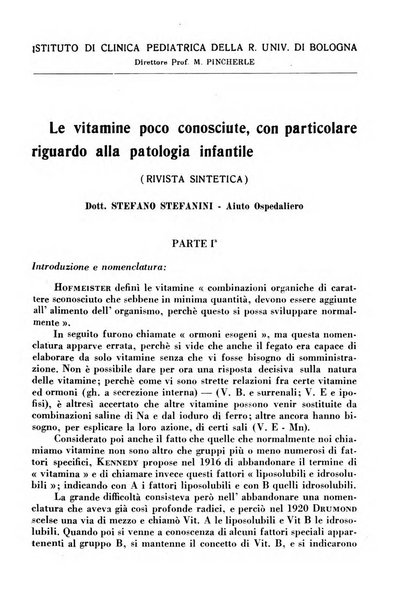 La clinica pediatrica