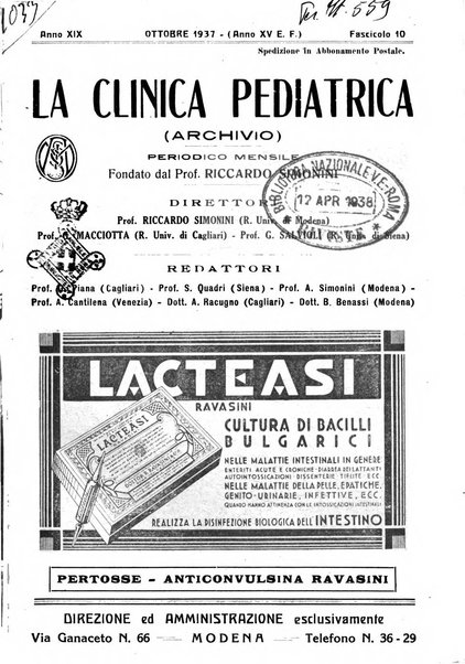 La clinica pediatrica