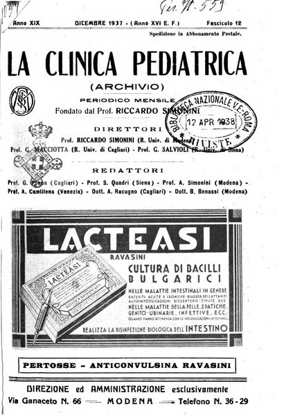 La clinica pediatrica