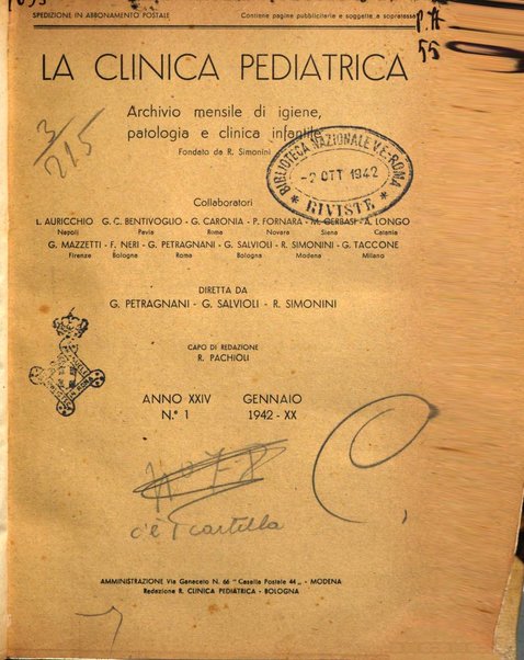 La clinica pediatrica