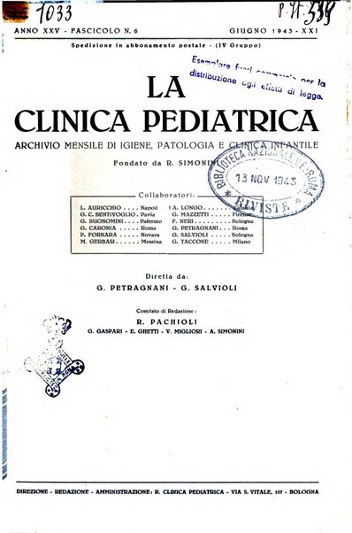 La clinica pediatrica