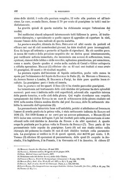 Il policlinico. Sezione medica