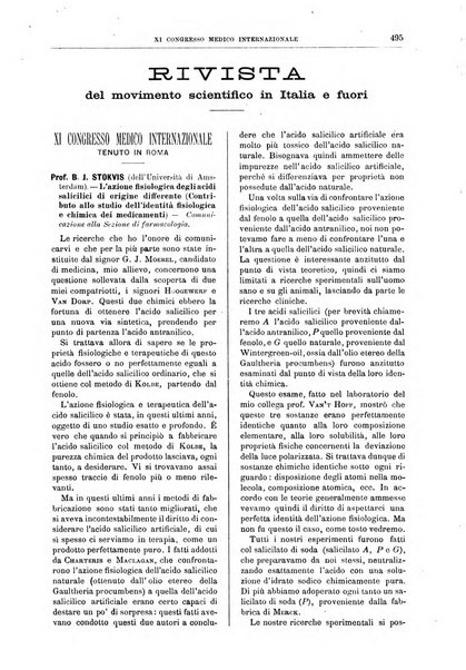 Il policlinico. Sezione medica