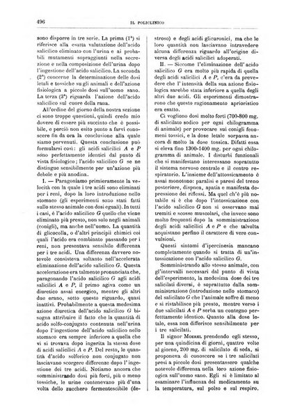 Il policlinico. Sezione medica