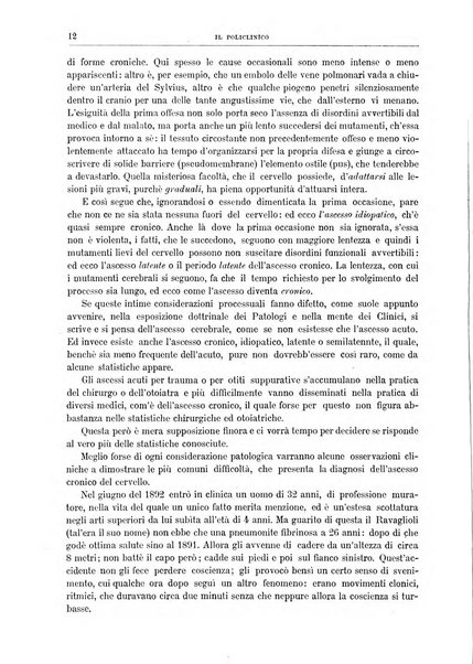 Il policlinico. Sezione medica