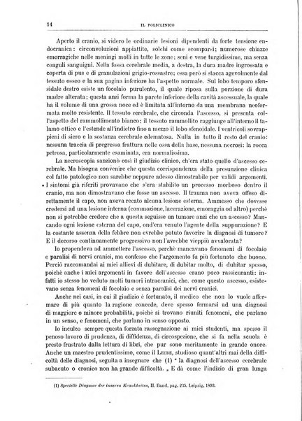 Il policlinico. Sezione medica