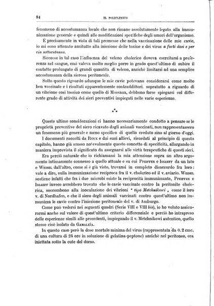 Il policlinico. Sezione medica