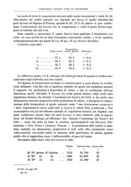 Il policlinico. Sezione medica