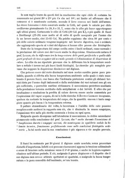 Il policlinico. Sezione medica