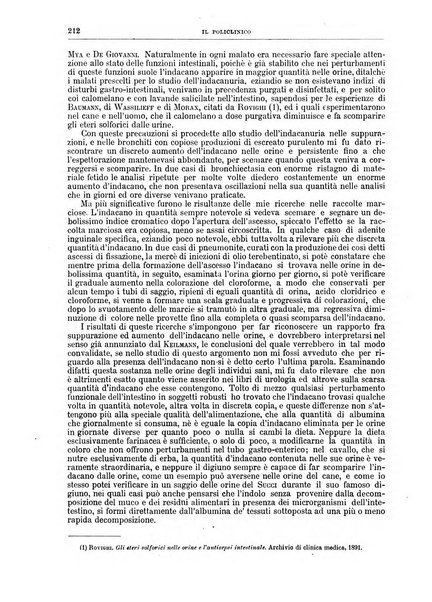 Il policlinico. Sezione medica