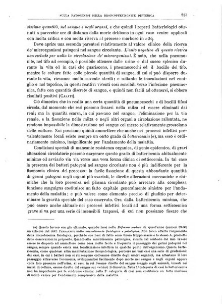 Il policlinico. Sezione medica