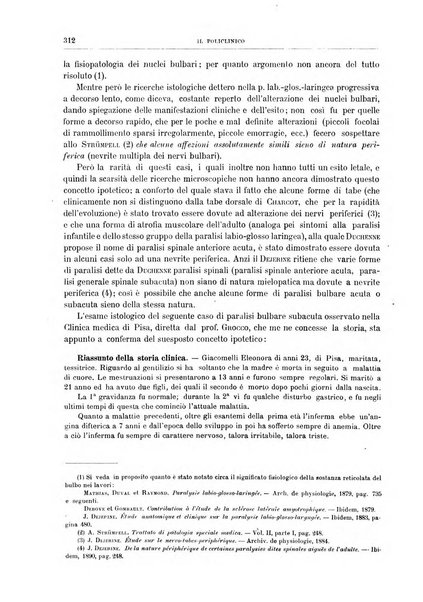 Il policlinico. Sezione medica