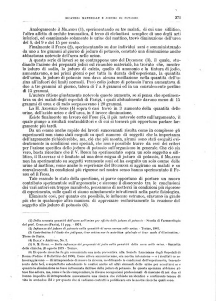 Il policlinico. Sezione medica