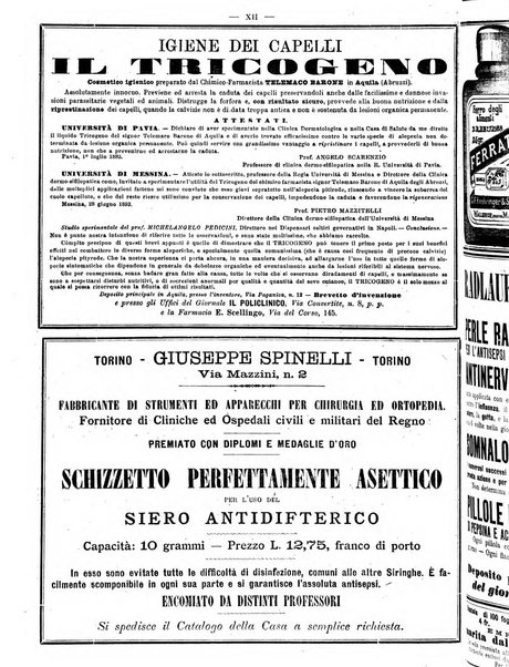 Il policlinico. Sezione medica