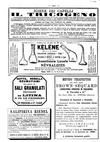 Il policlinico. Sezione medica