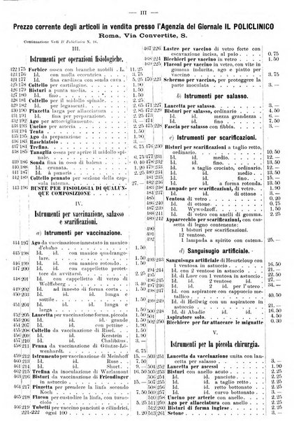 Il policlinico. Sezione medica