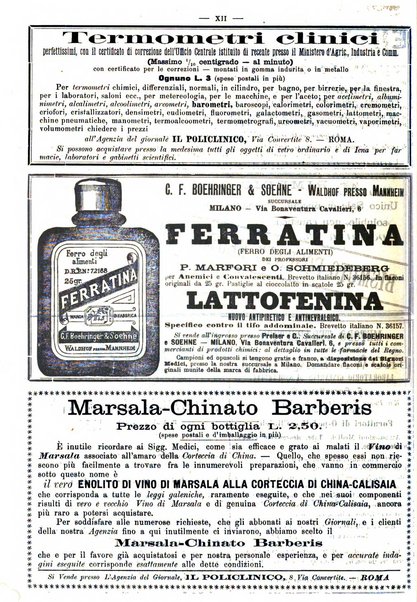 Il policlinico. Sezione medica