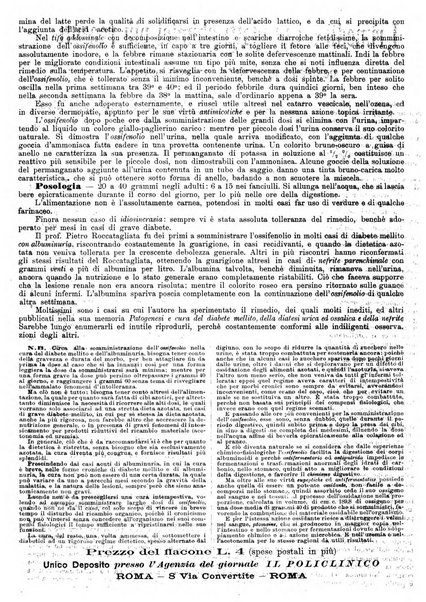 Il policlinico. Sezione medica