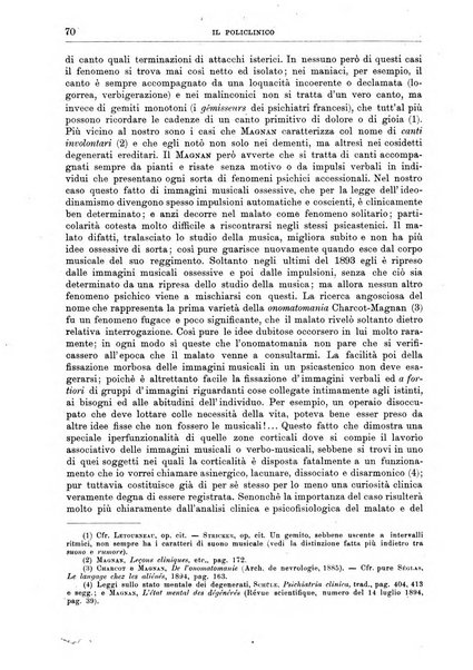 Il policlinico. Sezione medica