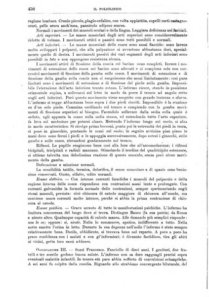 Il policlinico. Sezione medica