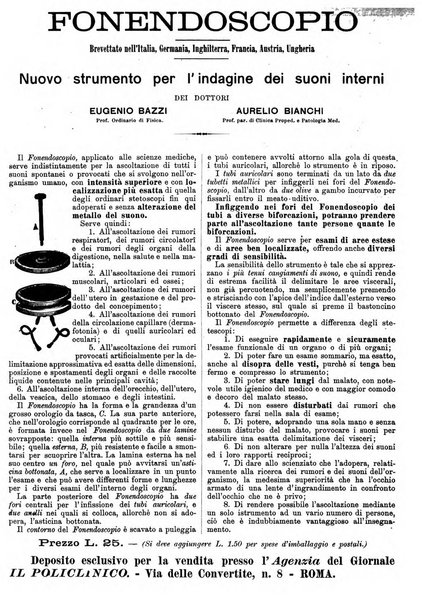 Il policlinico. Sezione medica