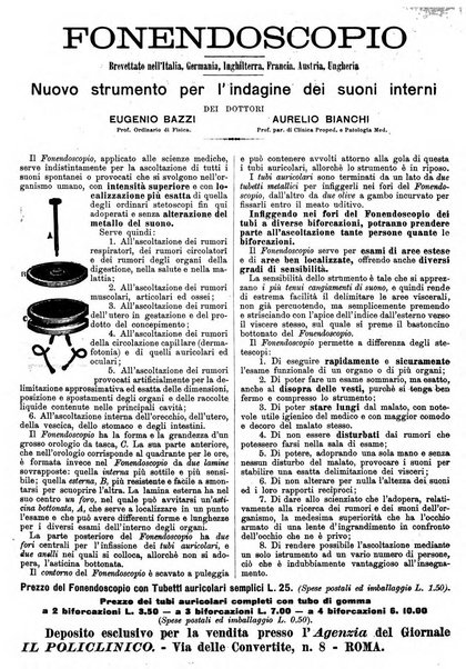 Il policlinico. Sezione medica