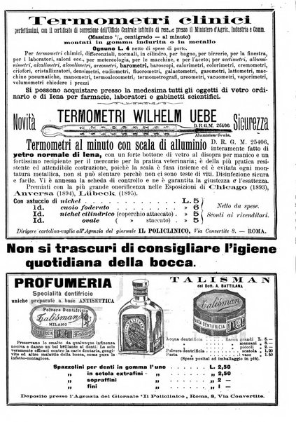 Il policlinico. Sezione medica