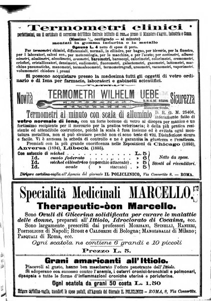 Il policlinico. Sezione medica