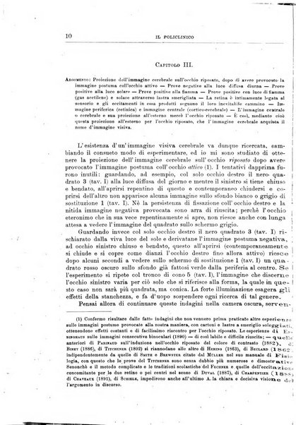 Il policlinico. Sezione medica