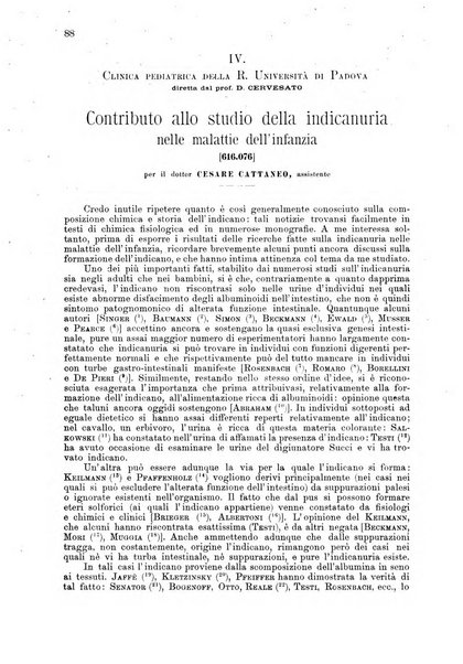 Il policlinico. Sezione medica