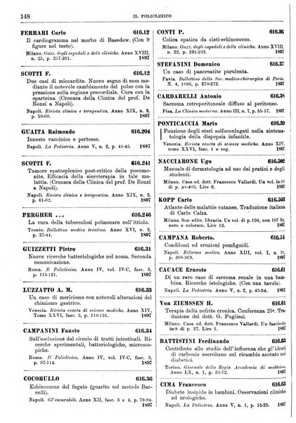 Il policlinico. Sezione medica