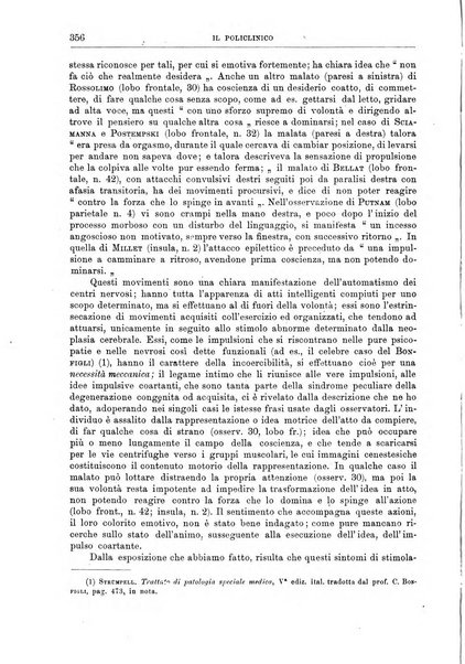 Il policlinico. Sezione medica