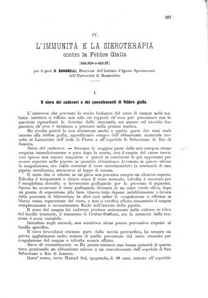 Il policlinico. Sezione medica