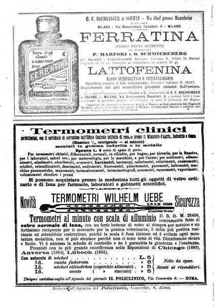 Il policlinico. Sezione medica