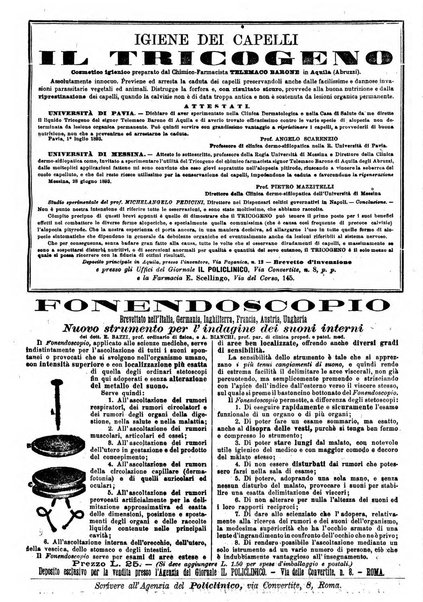 Il policlinico. Sezione medica