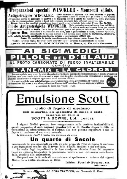 Il policlinico. Sezione medica