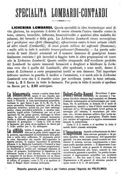 Il policlinico. Sezione medica