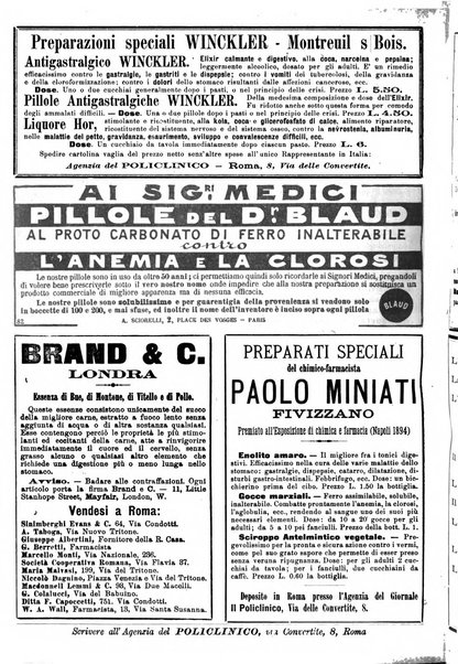 Il policlinico. Sezione medica