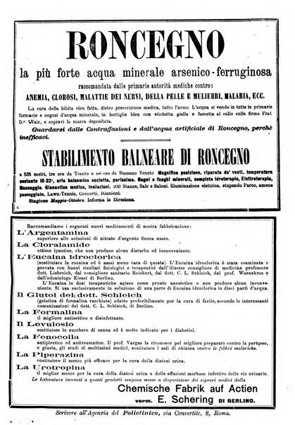 Il policlinico. Sezione medica