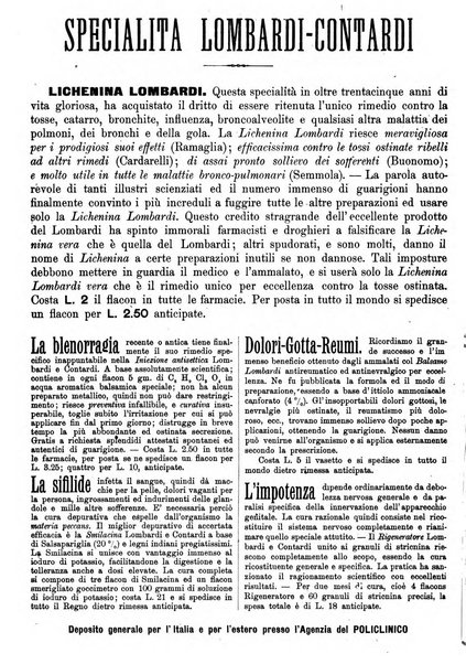 Il policlinico. Sezione medica