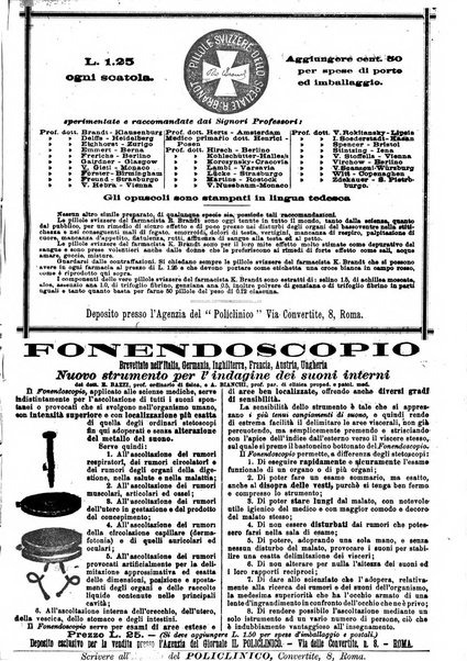 Il policlinico. Sezione medica