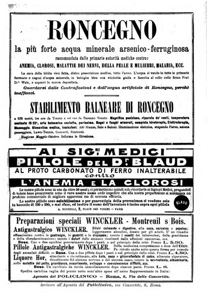 Il policlinico. Sezione medica