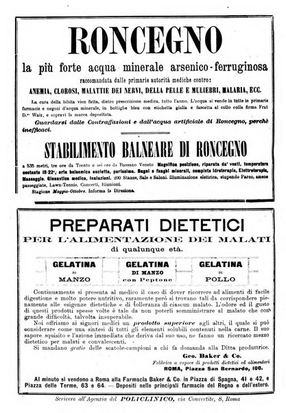 Il policlinico. Sezione medica