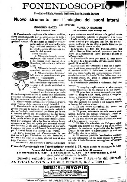 Il policlinico. Sezione medica