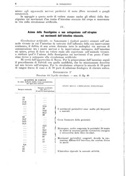 Il policlinico. Sezione medica